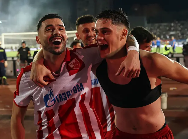 Nemanja Radonjic (left) and Stefan Lekovic