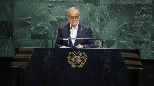 Iran's President Masoud Pezeshkian