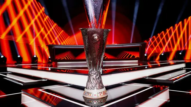 The Europa League trophy