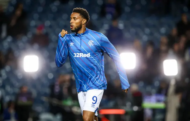 Youssef Chermiti is making his first Rangers start since signing from Everton