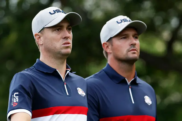 Justin Thomas and Bryson DeChambeau