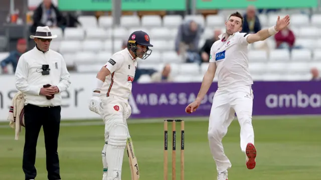 Craig Overton bowling