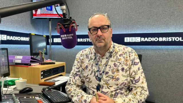Photo of BBC Radio Bristol mid-morning presenter John Darvall