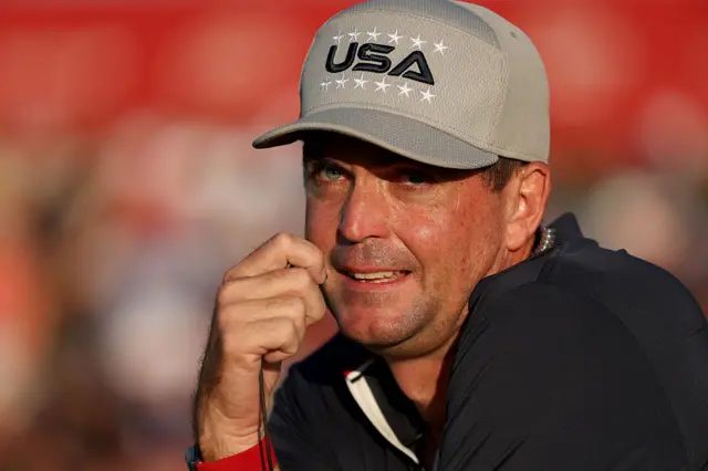 Keegan Bradley looks pensive