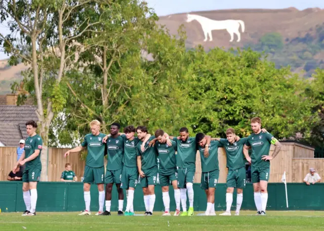 Westbury United players