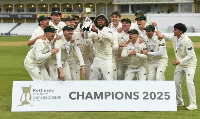 Notts celebrate title