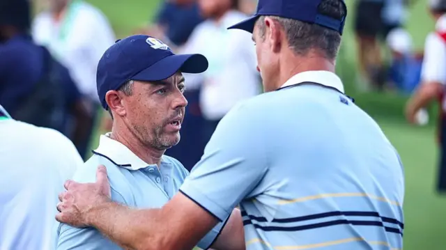 Rory McIlroy and Justin Rose
