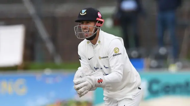 Sussex captain and wicketkeeper John Simpson