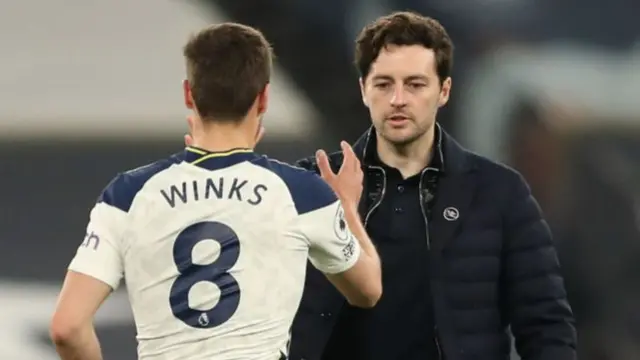 Ryan Mason managed Harry WInks during an interim spell at Tottenham