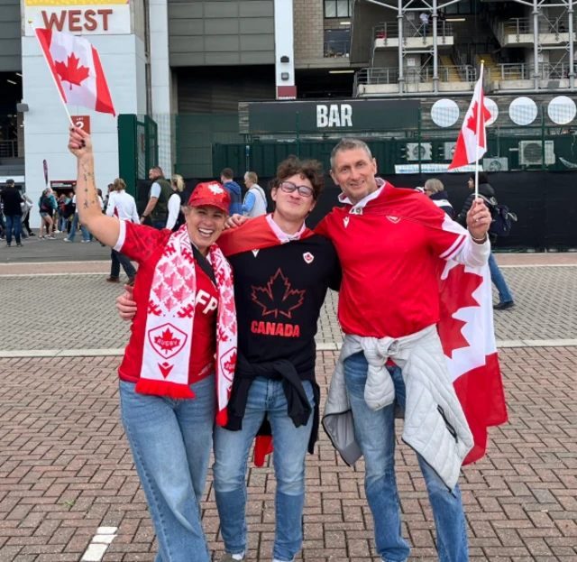Canada supporters