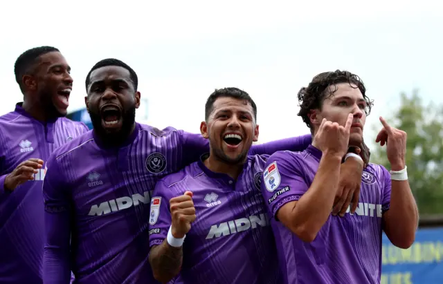 Sheff Utd celebrate