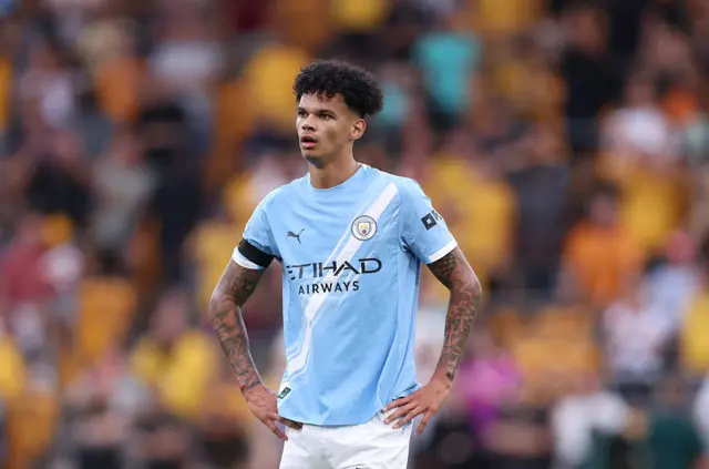Nico O'Reilly puts his hands on his hips