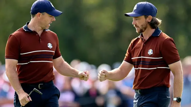 Rory McIlroy and Tommy Fleetwood
