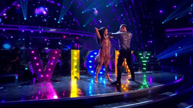 Vicky and Kai in Strictly Come Dancing