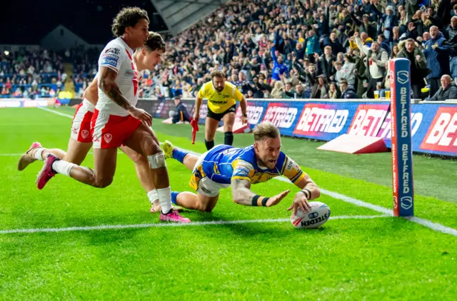 Chris Hankinson scores for Leeds