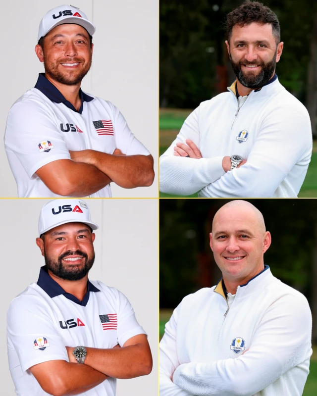 Split of Schauffele, Spaun, Rahm and Straka