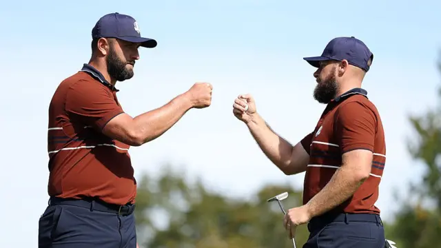 Jon Rahm and Tyrrell Hatton