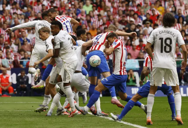 Disallowed goal for Atleti