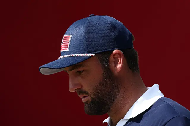 Scottie Scheffler looking glum