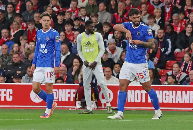 Omar Alderete of Sunderland celebrates after he scores the opening goal