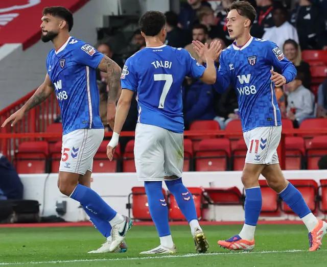 Omar Alderete of Sunderland celebrates after he scores