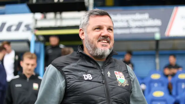 Barnet manager Dean Brennan