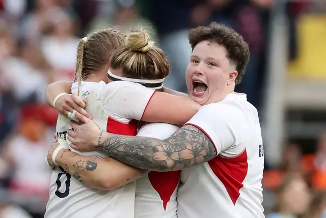 England celebrate