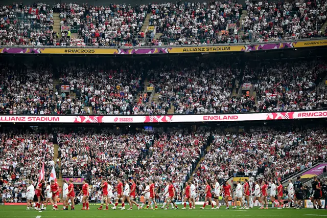 Teams at Twickenham