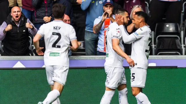 Swansea celebrate