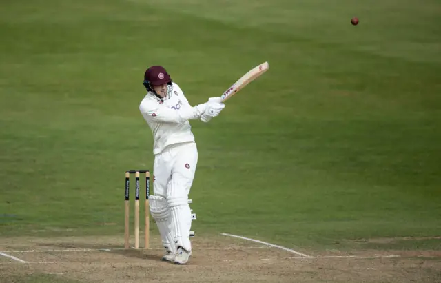 George Bartlett batting