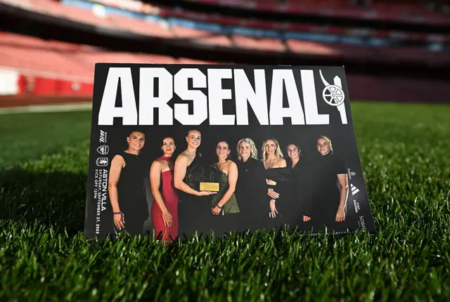 General view inside the stadium prior to the Barclays Women's Super League match between Arsenal and Aston Villa at Emirates Stadium on September 27, 2025 in London, England.