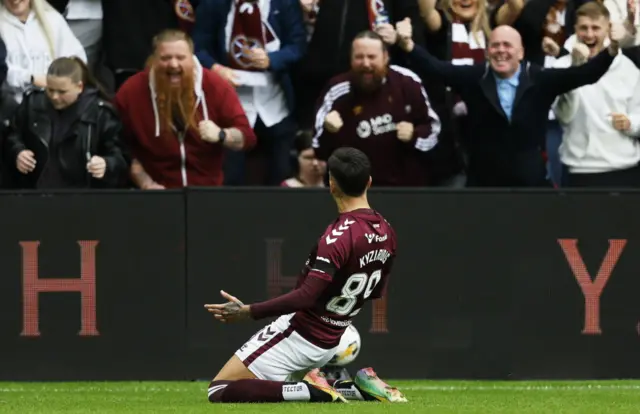 Alexandros Kyziridis celebrates