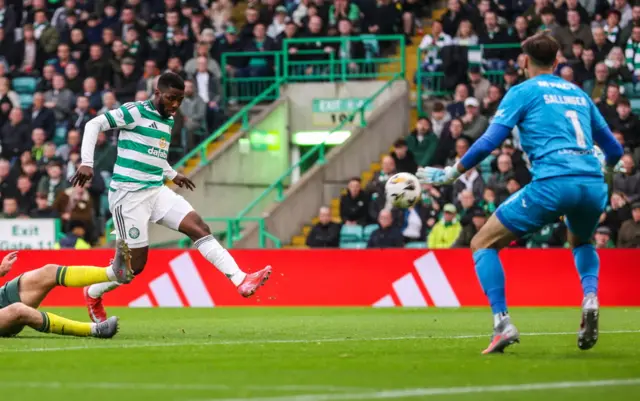 Celtic's Kelechi Iheanacho shoots