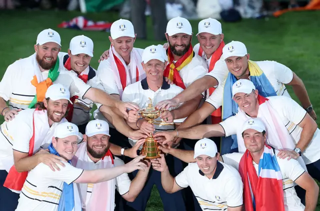 Europe win the Ryder Cup