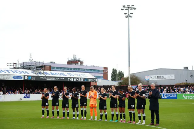 Minute silence at West Ham v Chelsea