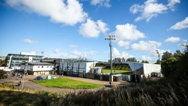 A general view of Livingston's Almondvale Stadium
