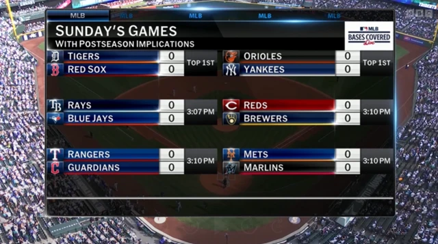 Regular season finale fixtures