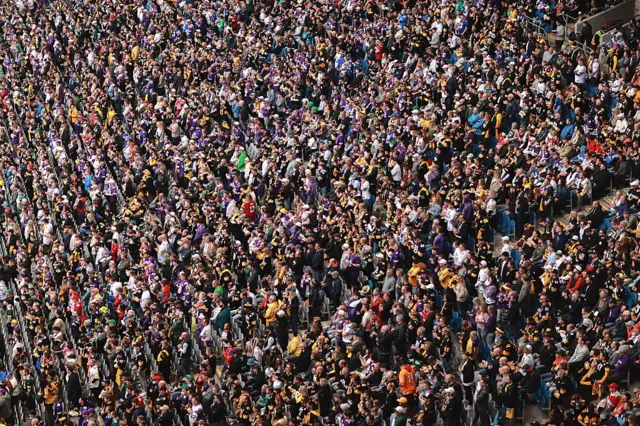 A general view of Croke Park during the 2025 NFL International Game between the Pittsburgh Steelers and the Minnesota Vikings