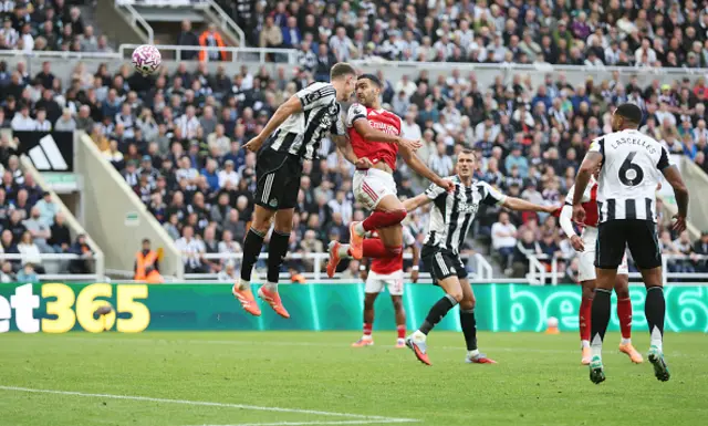 Mikel Merino of Arsenal scores