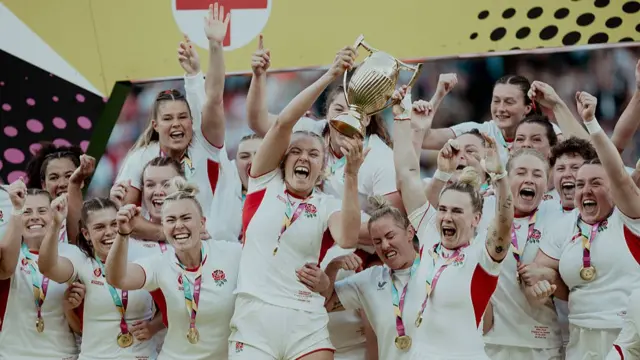 England with the World Cup in 2025