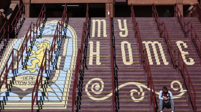 Villa Park steps