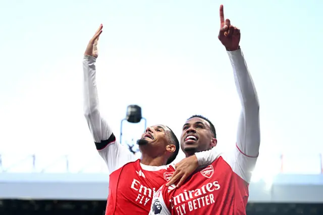 Gabriel celebrates