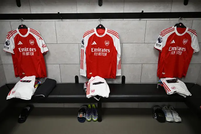 General view of black memorial armbands in memory of Arsenal player Billy Vigar