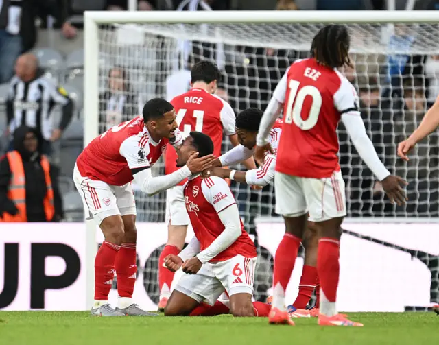 Arsenal celebrate