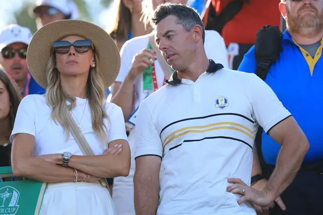 Rory McIlroy and his wife Erica