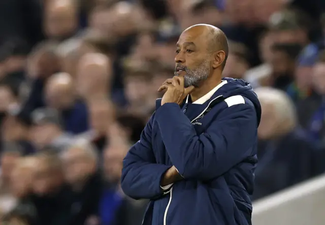 West Ham United manager Nuno Espirito Santo during the match