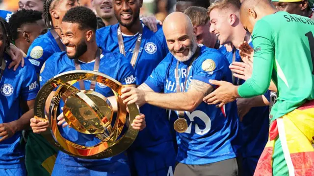 Chelsea Club World Cup celebration