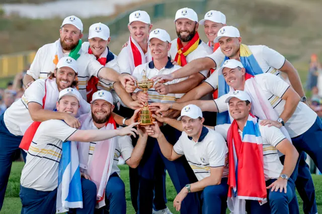 The European players and the Ryder Cup