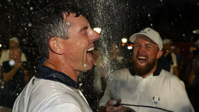 Rory McIlroy and Shane Lowry