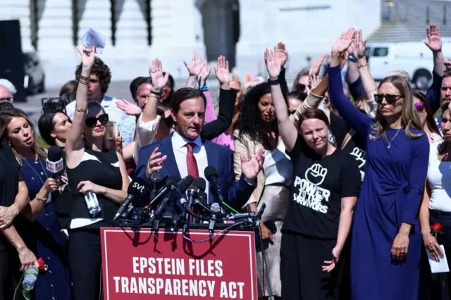 Lawyer Bradley Edwards with Epstein victims